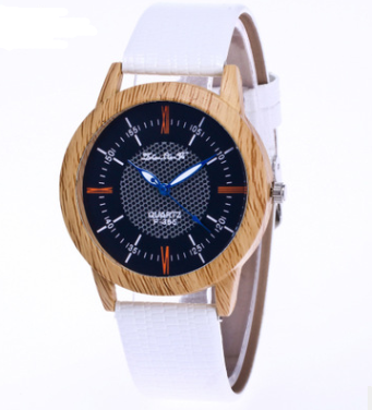 Men's Leather & Wood Watch - Gift Ready