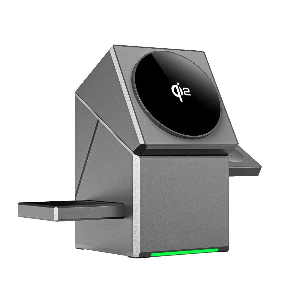 3-in-1 Rotating Wireless Charging Stand