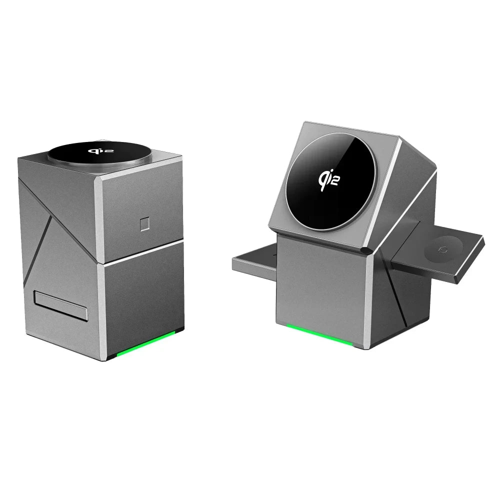 3-in-1 Rotating Wireless Charging Stand