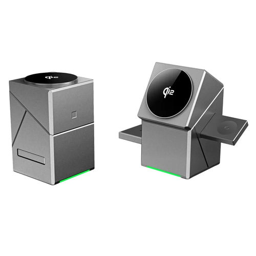 3-in-1 Rotating Wireless Charging Stand