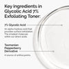 Glycolic Acid Exfoliating Toner for Dark Spots