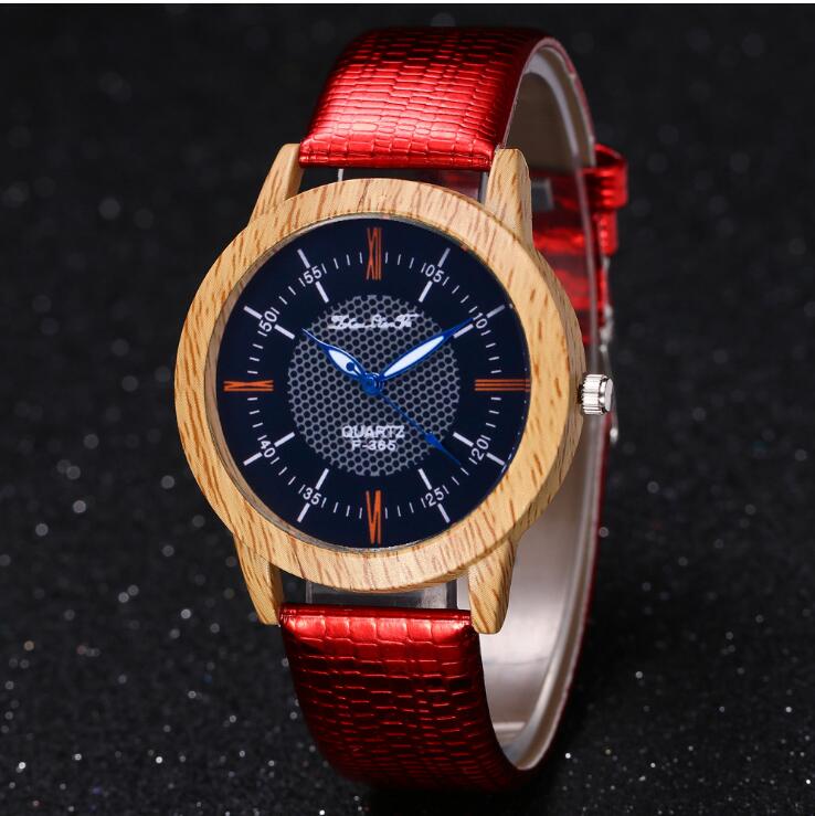 Men's Leather & Wood Watch - Gift Ready