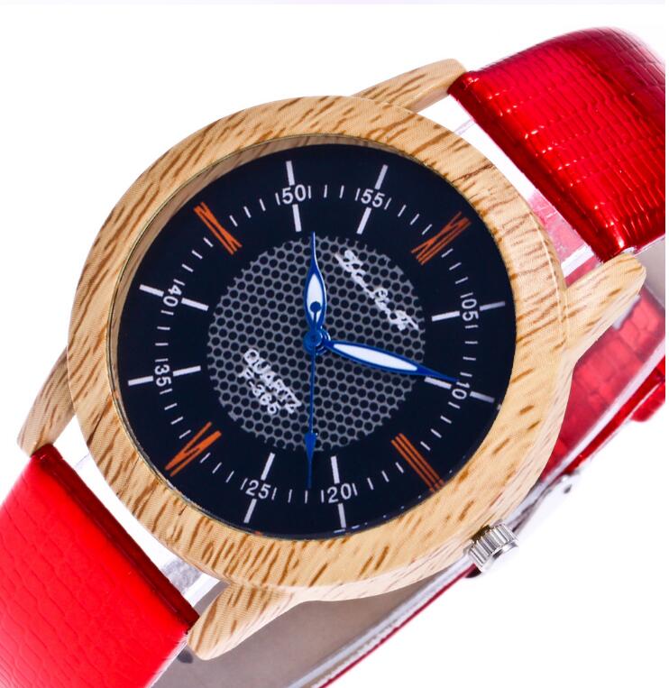 Men's Leather & Wood Watch - Gift Ready