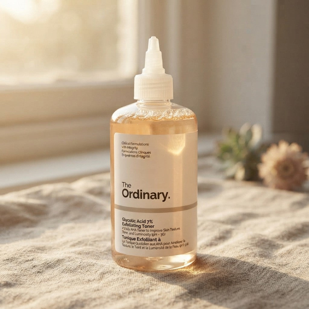 Glycolic acid toner for smoother, even-looking skin